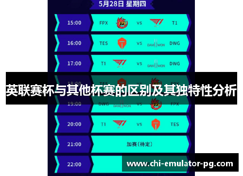 英联赛杯与其他杯赛的区别及其独特性分析