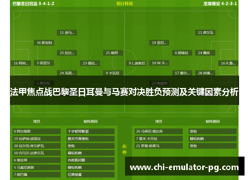 法甲焦点战巴黎圣日耳曼与马赛对决胜负预测及关键因素分析